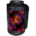 3dRose Susan Brown Designs Flower Themes - Lovely Colorful Roses - Can Cooler Bottle Wrap (cc_28792)
