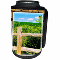 3dRose Susan Brown Designs Nature Themes - Rural Fence - Can Cooler Bottle Wrap (cc_28818)
