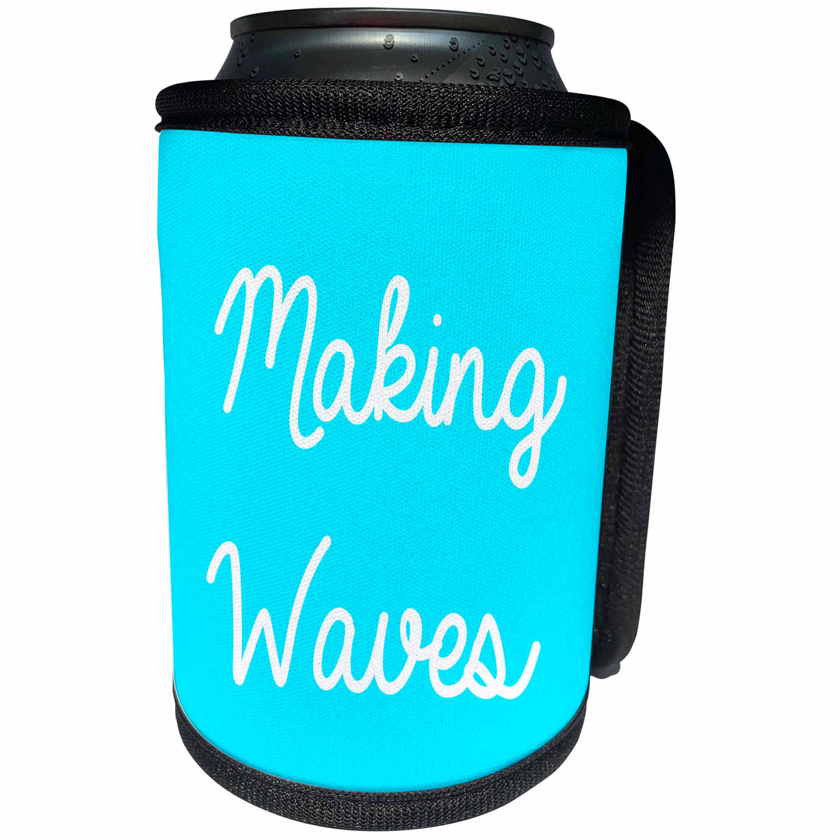 3dRose Tory Anne Collections Quotes - Making Waves - Can Cooler Bottle Wrap (cc_288567)
