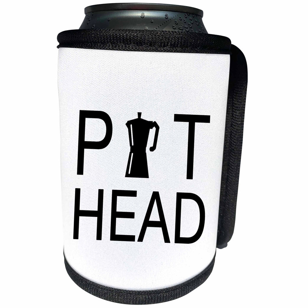 3dRose Tory Anne Collections Quotes - Pot Head - Can Cooler Bottle Wrap (cc_288573)