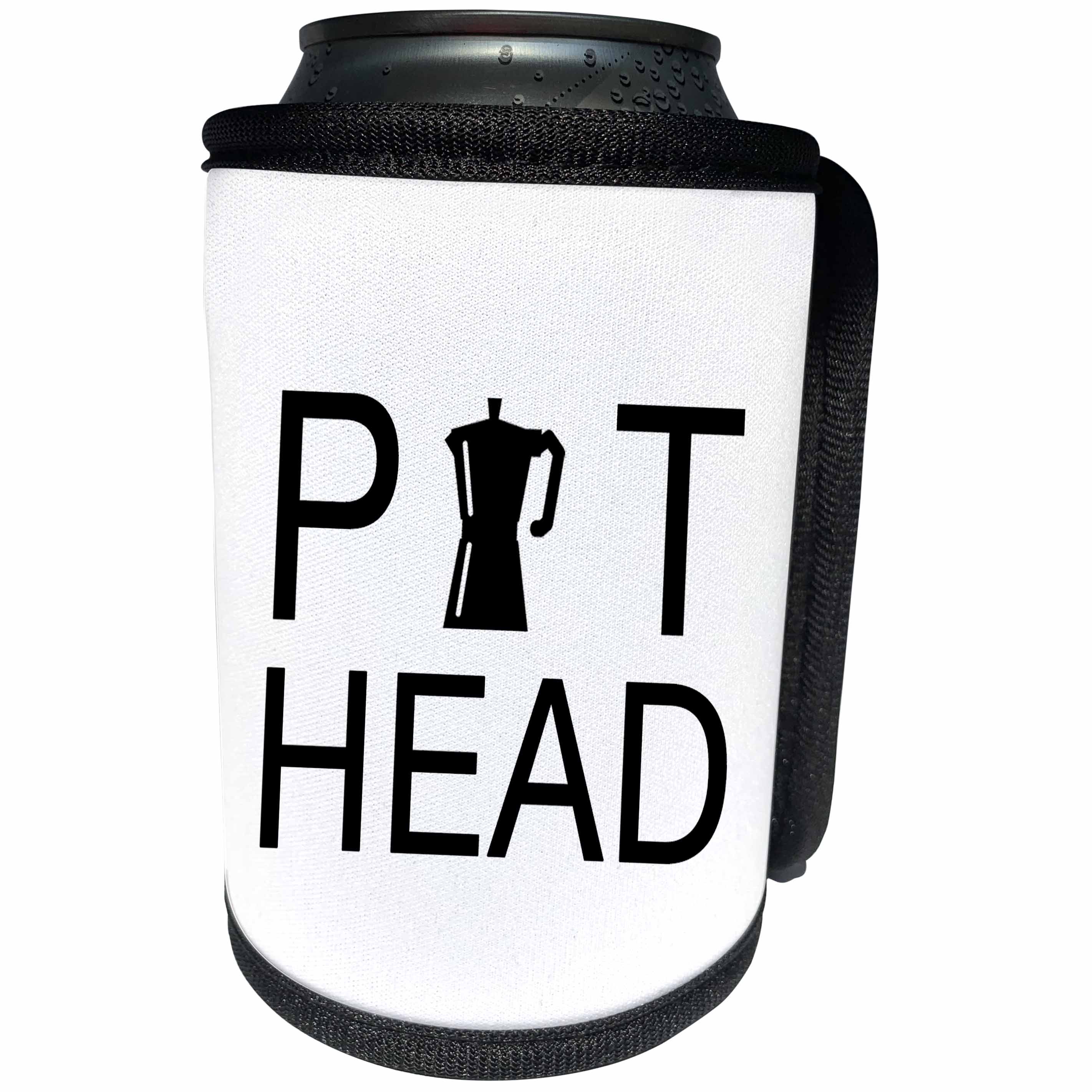 3dRose Tory Anne Collections Quotes - Pot Head - Can Cooler Bottle Wrap (cc_288573)