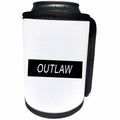 3dRose Tory Anne Collections Quotes - Outlaw - Can Cooler Bottle Wrap (cc_288597)
