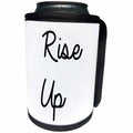 3dRose Tory Anne Collections Quotes - Rise Up - Can Cooler Bottle Wrap (cc_288604)