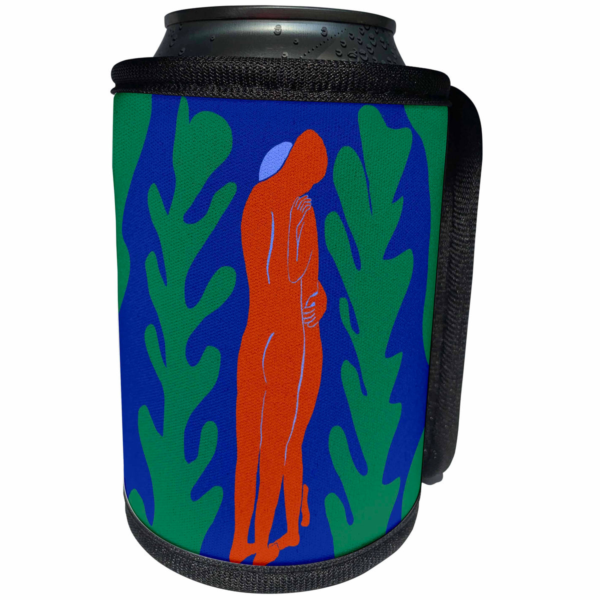 3dRose Lasha Beraia - Minimalist - Rendezvous in Garden - Can Cooler Bottle Wrap (cc_288715)