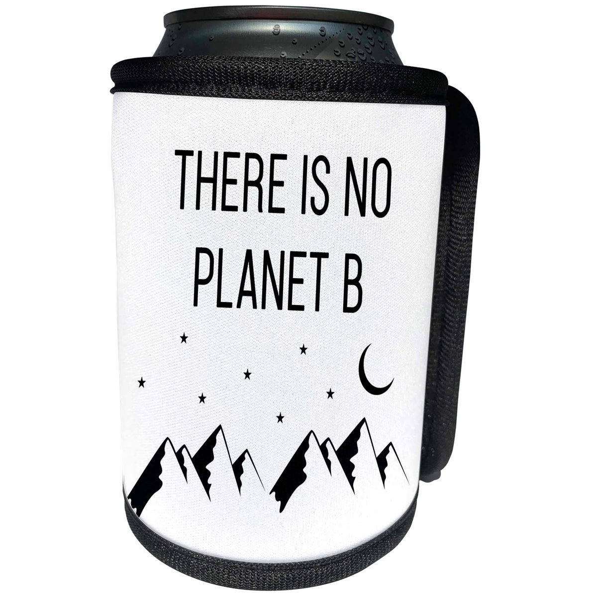 3dRose Tory Anne Collections Quotes - There Is No Planet B - Can Cooler Bottle Wrap (cc_288767)