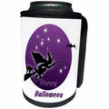 3dRose Renderly Yours Autumn And Halloween - Happy Halloween Witch - Can Cooler Bottle Wrap (cc_28905)