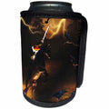 3dRose Renderly Yours Autumn And Halloween - Headless Horseman Rides In Sleepy Hollow - Can Cooler Bottle Wrap (cc_28906)