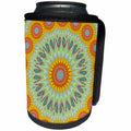 3dRose David Zydd - Star Mandalas - Sun Mandala - abstract fractal design - Can Cooler Bottle Wrap (cc_289112)