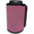 3dRose David Zydd - Colorful Abstract Designs - Neon Hypnosis - colorful ellipse design - Can Cooler Bottle Wrap (cc_289129)