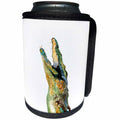 3dRose Artbynikirjariwala - Crocodile - Animal - Animal illustration - Can Cooler Bottle Wrap (cc_289182)