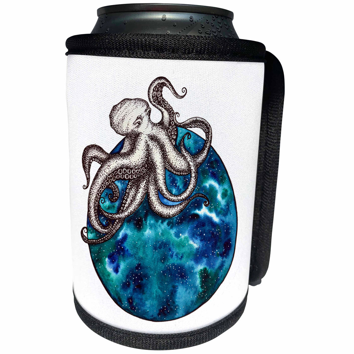 3dRose Artbynikirjariwala - Octopus - Octopus Illustration - Can Cooler Bottle Wrap (cc_289190)
