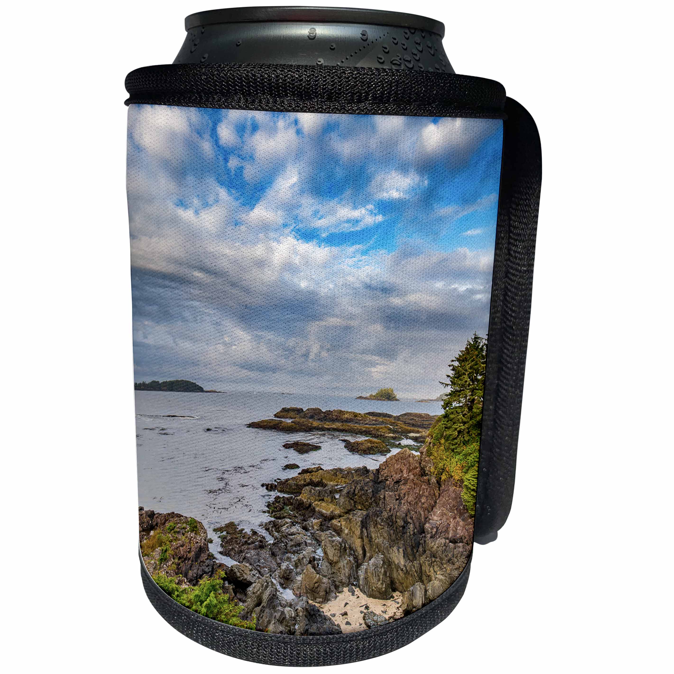 3dRose Elysium Photography - Seascape - Secret Cove, British Columbia - Can Cooler Bottle Wrap (cc_289569)