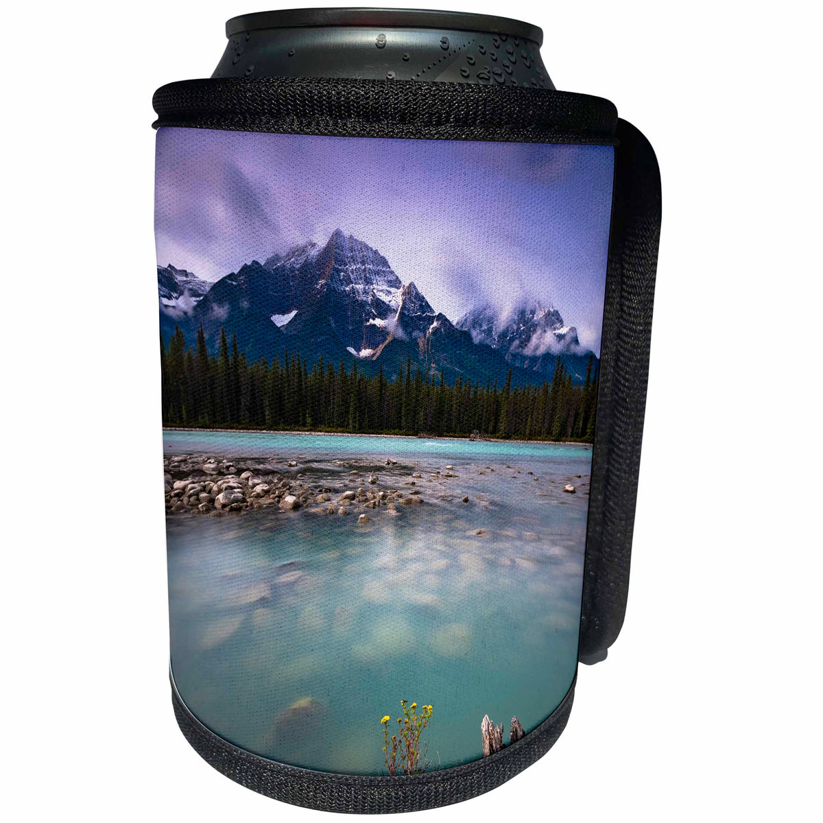 3dRose Elysium Photography - Landscape - Banff Jasper Parkway, British Columbia - Can Cooler Bottle Wrap (cc_289586)