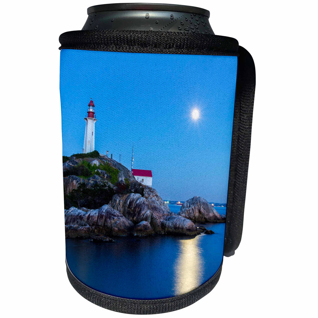 3dRose Elysium Photography - Seascape - Lighthouse Park, Vancouver, British Columbia - Can Cooler Bottle Wrap (cc_289602)