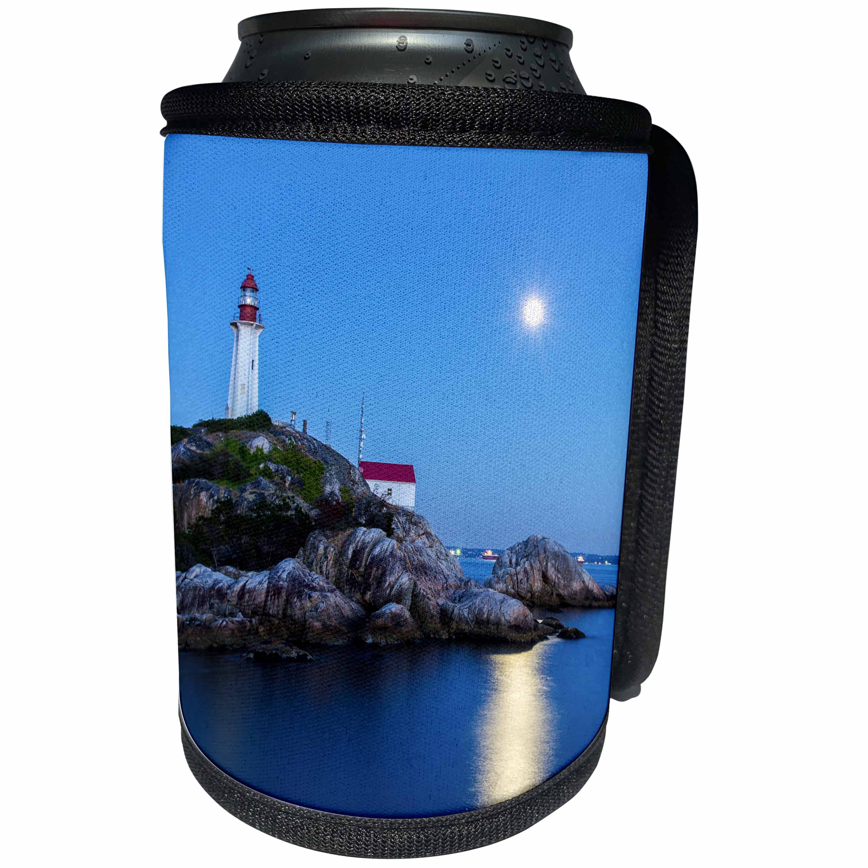 3dRose Elysium Photography - Seascape - Lighthouse Park, Vancouver, British Columbia - Can Cooler Bottle Wrap (cc_289602)