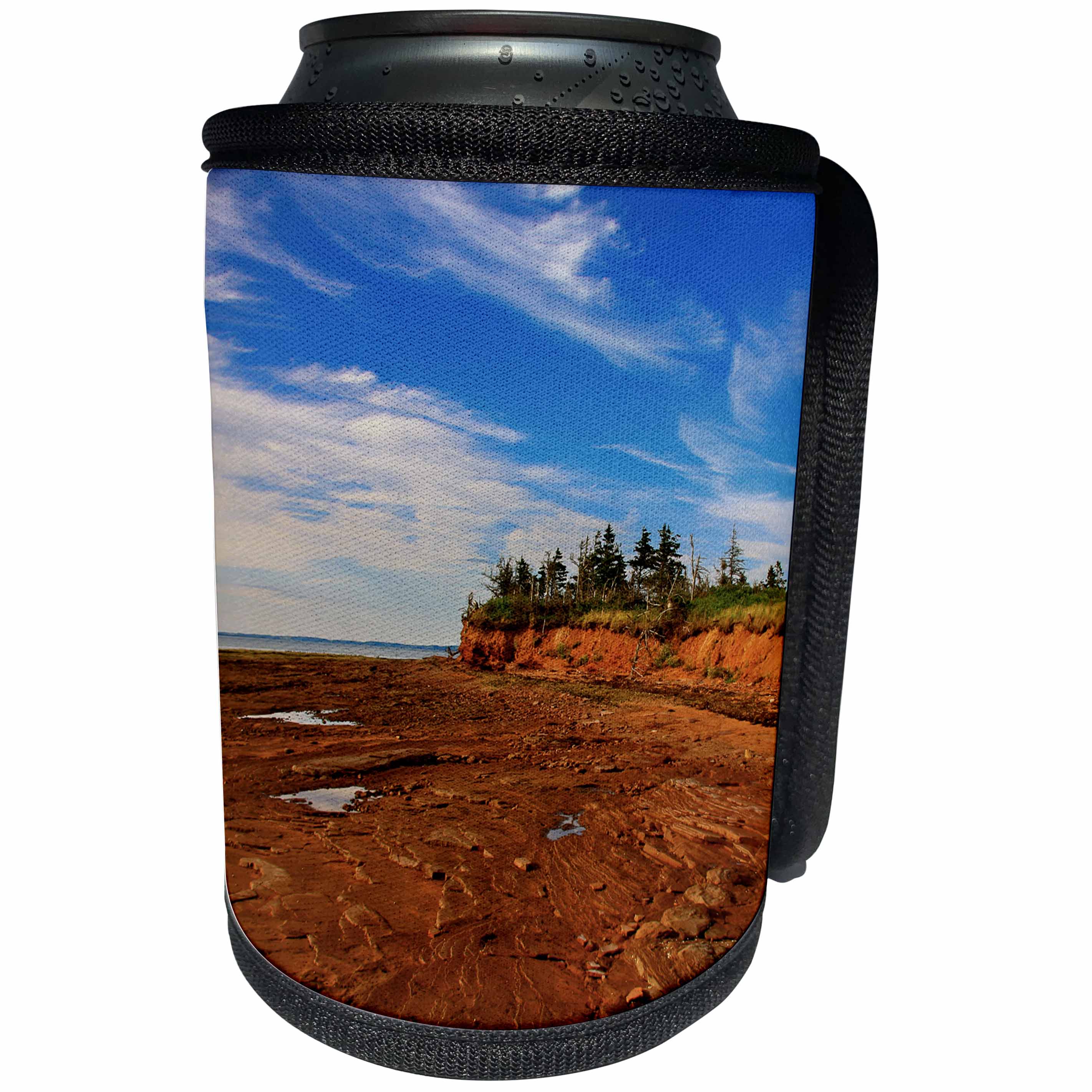 3dRose Elysium Photography - Landscape - Prince Edward Island shoreline - Can Cooler Bottle Wrap (cc_289630)
