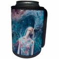 3dRose Erica Wexler - Space - Galaxy Girl in A Nebula - Can Cooler Bottle Wrap (cc_289644)