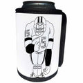 3dRose TNMGraphics Sports - Hulking Football Player - Can Cooler Bottle Wrap (cc_28995)