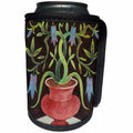3dRose TNMGraphics Art Deco Plus - Plant in Pink Vase - Can Cooler Bottle Wrap (cc_29016)