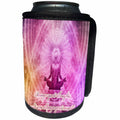 3dRose Spiritual Awakenings Meditation - Prayer and Meditation motivational art - Can Cooler Bottle Wrap (cc_290262)