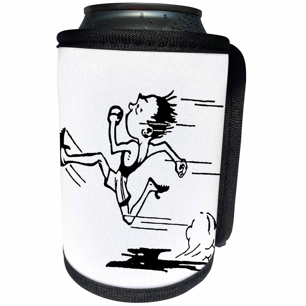 3dRose TNMGraphics Sports - Runner - Can Cooler Bottle Wrap (cc_29027)