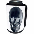 3dRose TNMGraphics Halloween - Skull in Negative - Can Cooler Bottle Wrap (cc_29030)
