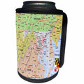 3dRose Topo Maps and Flags Of States - Image of Maryland Topographic Map With Flag - Can Cooler Bottle Wrap (cc_290305)