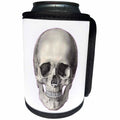 3dRose TNMGraphics Halloween - Skull in Positive - Can Cooler Bottle Wrap (cc_29031)