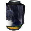 3dRose Weather - Image of Tornado Clouds Over Country Field - Can Cooler Bottle Wrap (cc_290362)