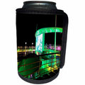 3dRose Cruise Ship Sites - Image of Outdoor Movie Screen On Cruise Ship - Can Cooler Bottle Wrap (cc_290366)