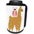3dRose AllSouthernDesignTees - Birds - Cute funny creative pink owl riding a llama - Can Cooler Bottle Wrap (cc_290660)