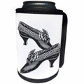 3dRose TNMPastPerfect Fashion - Victorian Shoes - Can Cooler Bottle Wrap (cc_29067)