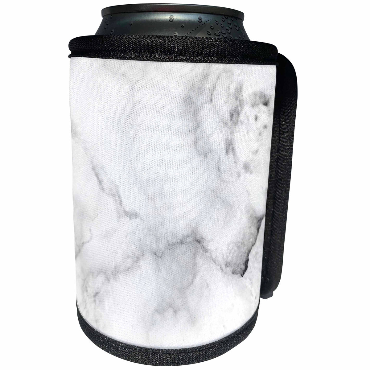 3dRose Sven Herkenrath - Art - Simple Yet Beautiful White Background with Trendy Design - Can Cooler Bottle Wrap (cc_290716)