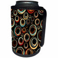 3dRose TNMPastPerfect Retro - Retro Circles - Can Cooler Bottle Wrap (cc_29074)