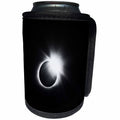 3dRose Stamp City - astronomy - Photograph of the 2017 Solar Eclipse. Capture of the diamond ring. - Can Cooler Bottle Wrap (cc_290787)