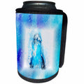 3dRose Lens Art by Florene - Watercolor Art - Image of Sweet Dolphin Face And Flipper Painting - Can Cooler Bottle Wrap (cc_290973)