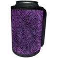 3dRose Yves Creations Vintage - Purple Vintage Patten - Can Cooler Bottle Wrap (cc_29116)