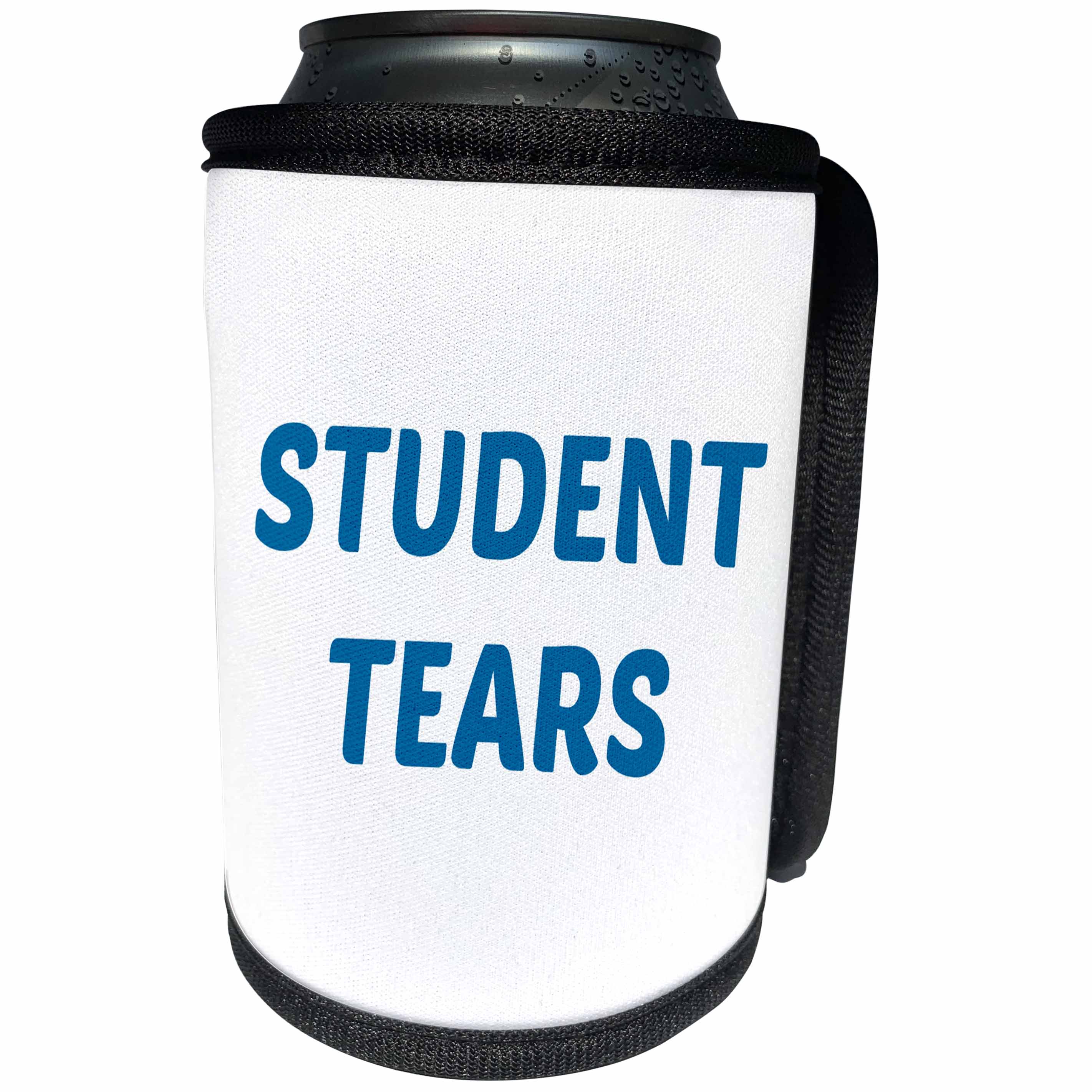 3dRose 3DRose Gabriella B - Quote - Image of Student Tears Quote - Can Cooler Bottle Wrap (cc_291220)