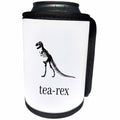 3dRose 3DRose Gabriella B - Quote - Image of Tea-Rex Quote - Can Cooler Bottle Wrap (cc_291226)