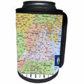 3dRose Lens Art by Florene - Topo Maps, Flags of States - Image of Topographic Map of Virginia With Flag - Can Cooler Bottle Wrap (cc_291430)