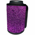 3dRose Lens Art by Florene - Glitter - Image of Red Violet Glitter - Can Cooler Bottle Wrap (cc_291441)