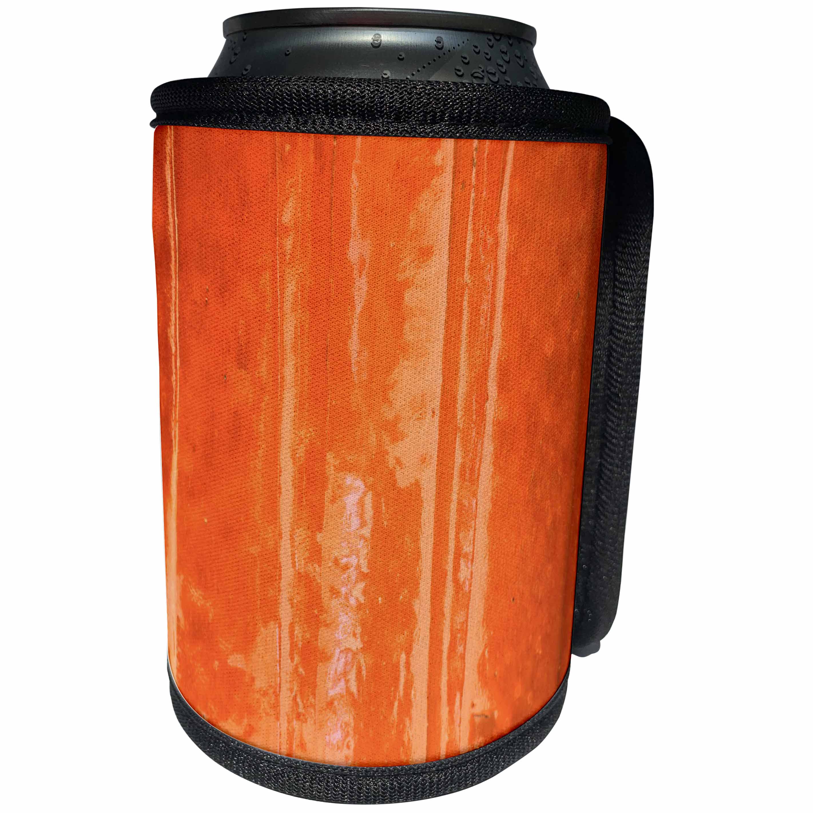 3dRose Lens Art by Florene - Pottery Abstracts - Image of Shades Of Orange Pottery Macro View - Can Cooler Bottle Wrap (cc_291458)