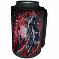3dRose Art By Mandy Joy - Dancers - A modern impressionist painting of a couple ballroom dancing. - Can Cooler Bottle Wrap (cc_291489)