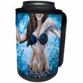3dRose Art By Mandy Joy - Dancers - A modern impressionist painting of a belly dancer. - Can Cooler Bottle Wrap (cc_291493)