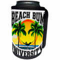 3dRose MacDonald Creative Studios – Beach - A fun Beach Bum University for anyone who loves relaxing on the beach. - Can Cooler Bottle Wrap (cc_291853)