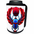 3dRose MacDonald Creative Studios – Egyptian - The Egyptian Scarab is a ancient symbol for good luck. - Can Cooler Bottle Wrap (cc_291890)