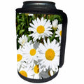3dRose Patricia Sanders Flowers - Garden of Daisies Flowers Floral Photography - Can Cooler Bottle Wrap (cc_29211)