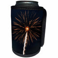 3dRose Dreamscapes by Leslie - Fireworks - Beautiful firework with trail of light - Can Cooler Bottle Wrap (cc_292190)