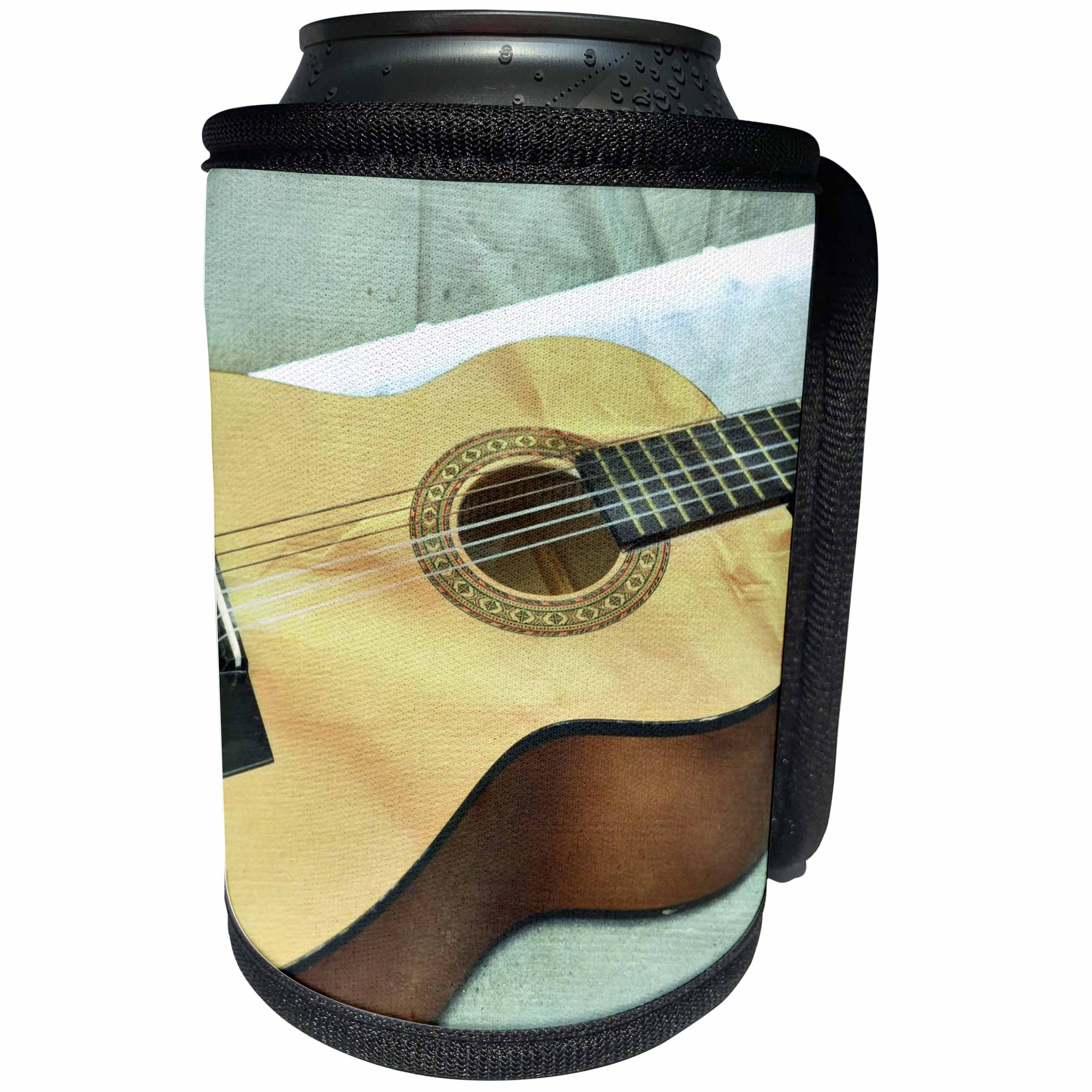 3dRose Patricia Sanders Creations - Guitar Strings Music Instruments - Can Cooler Bottle Wrap (cc_29245)