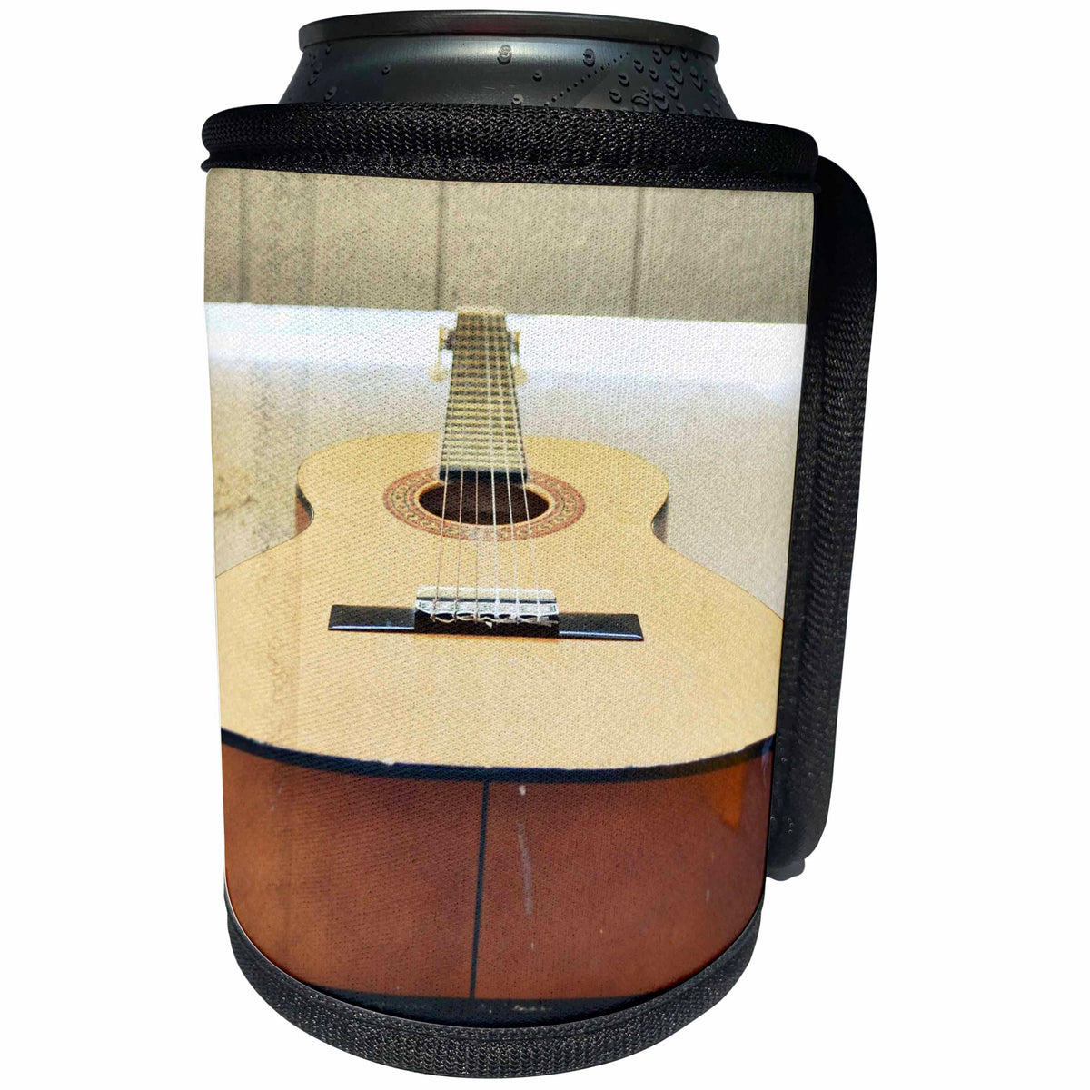 3dRose Patricia Sanders Creations - Guitar Photography Music Instruments - Can Cooler Bottle Wrap (cc_29249)